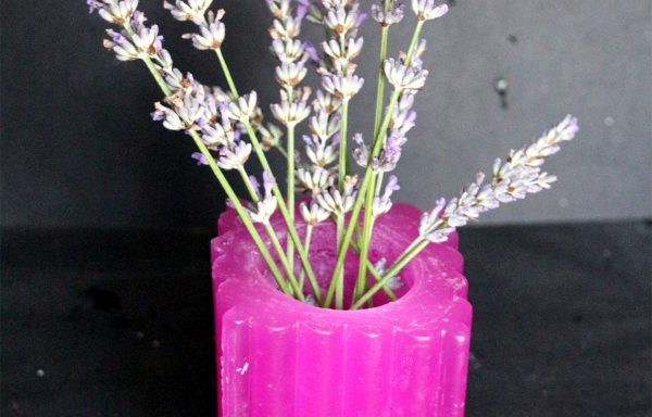 Pot de fleurs Carré cannelé