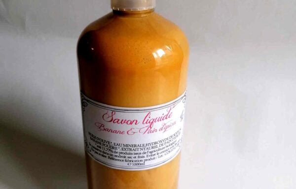 Savon liquide Banane & Pain d’épices