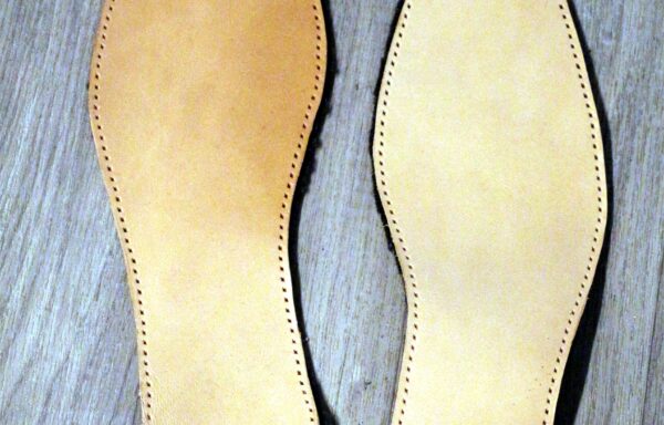 Semelles en cuir