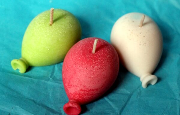 Bougies « Balloons » x3